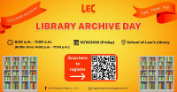 [LIBRARY ARCHIVE DAY] – LET’S ORGANIZE THE THESIS BOOKSHELVES AT THE SCHOOL OF LAW LIBRARY!